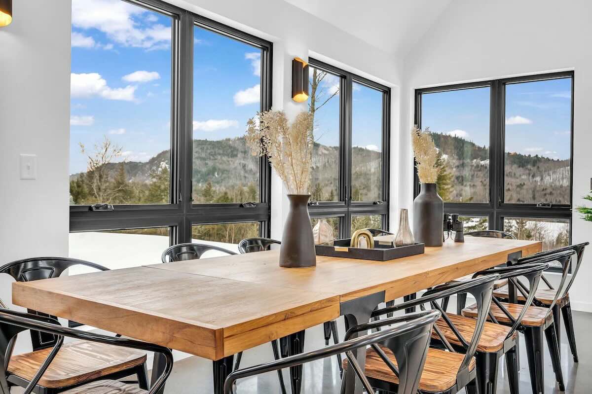 meditation retreat maine - dining room