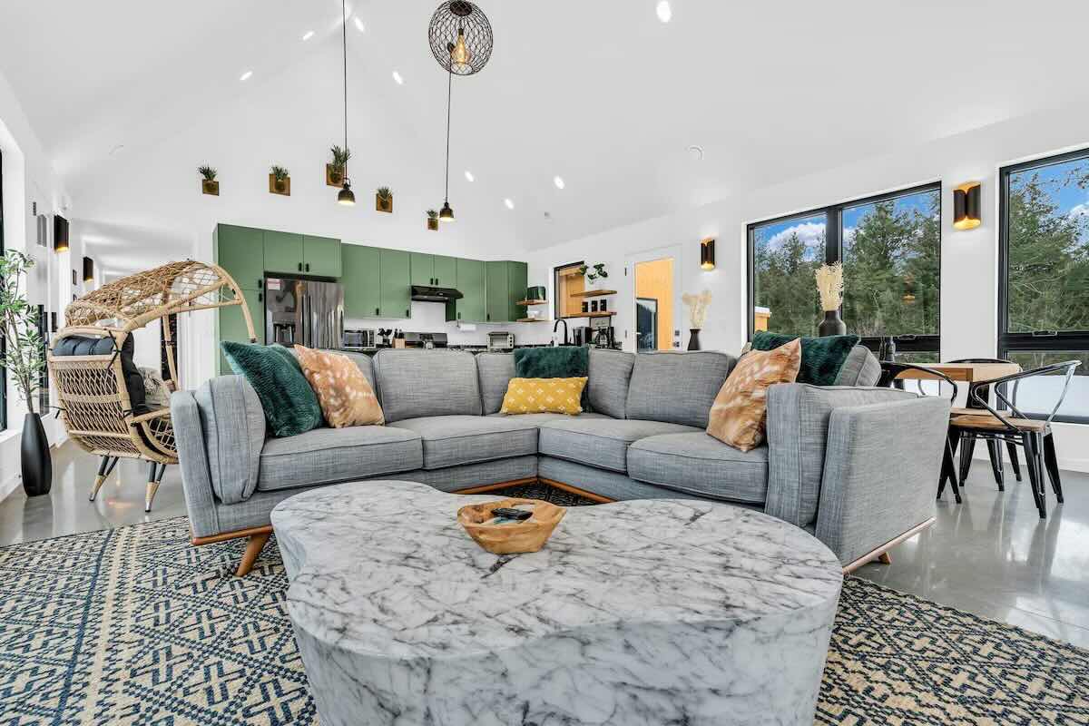 wellness retreat maine - full living room